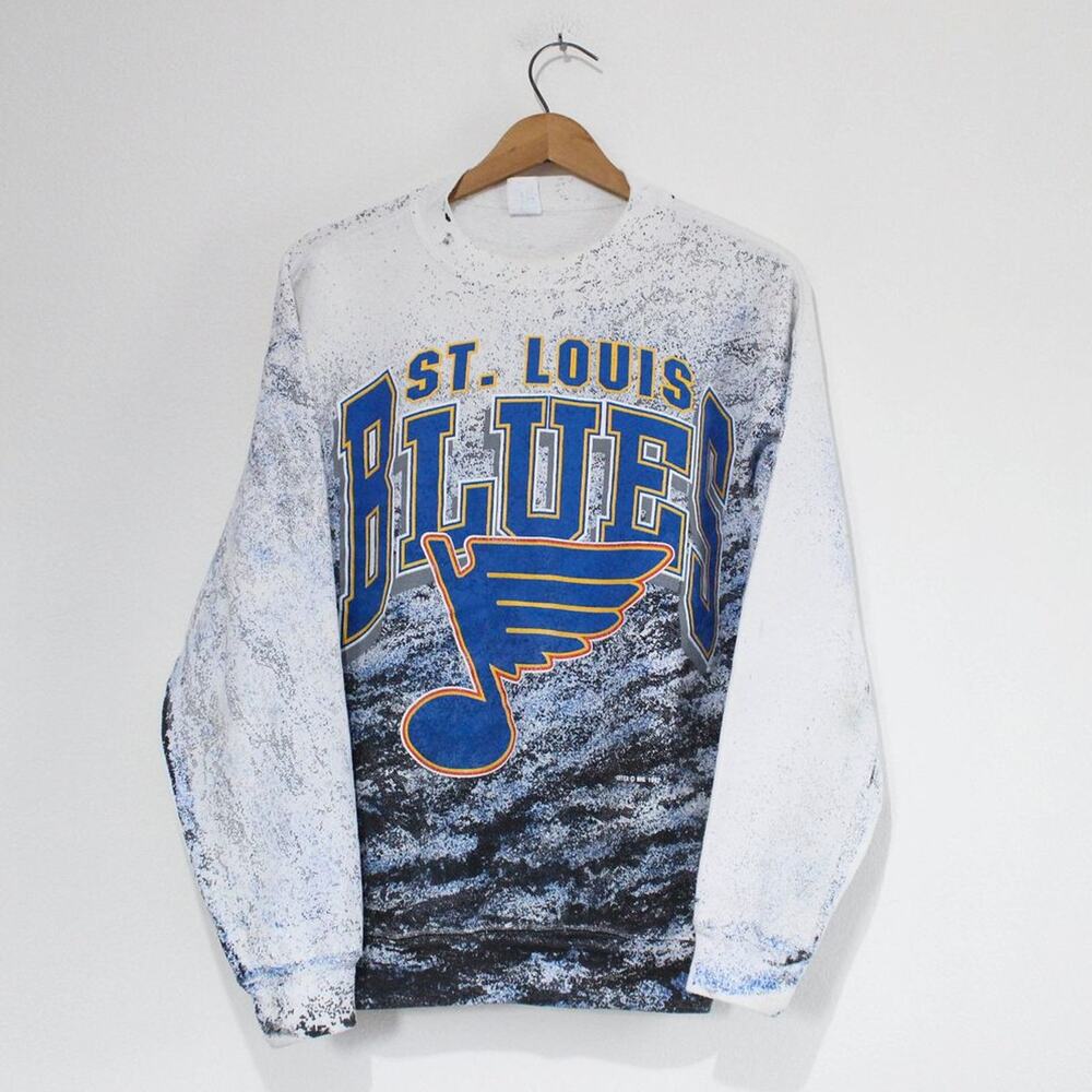 Vintage St Louis Blues Hockey NHL Sweatshirt Large